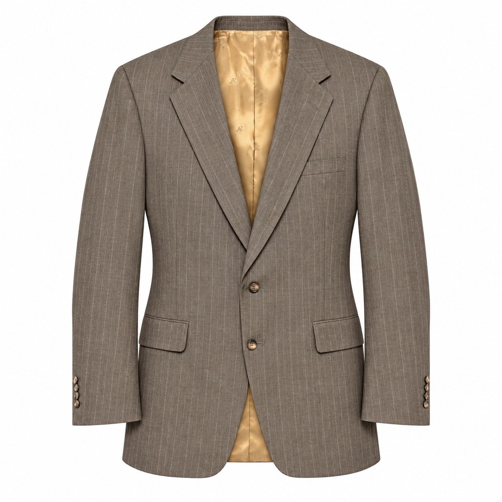 Austin Reed Dark Academia Pinstripe Blazer Mens L Old Money Grandpacore Vintage